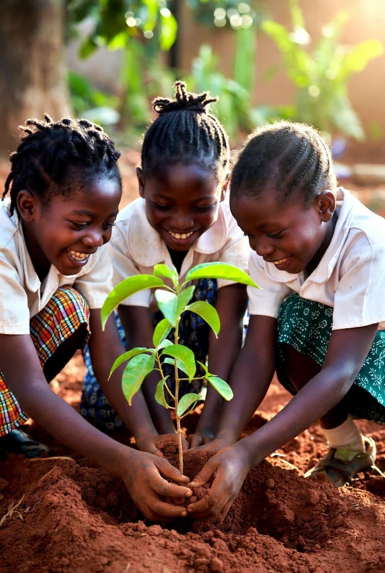 kids-planting