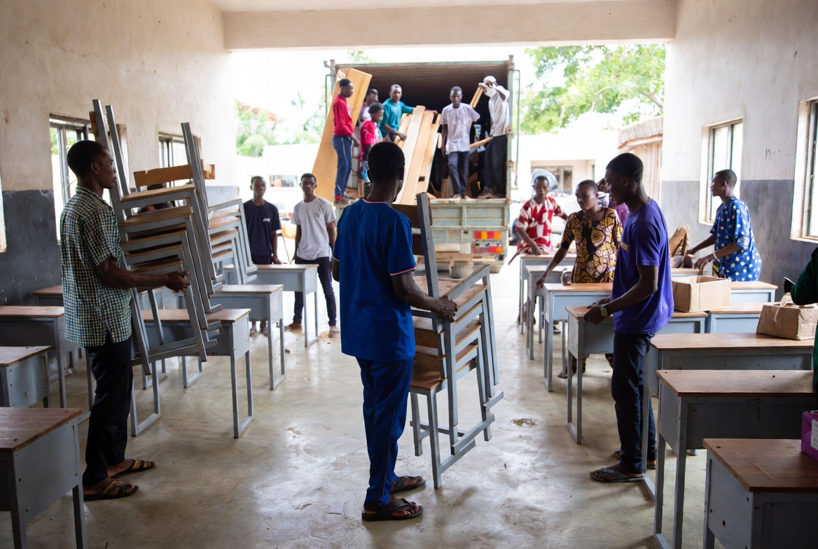 MANCA initiated the donation, construction, and equipping of classrooms with needed facilities.